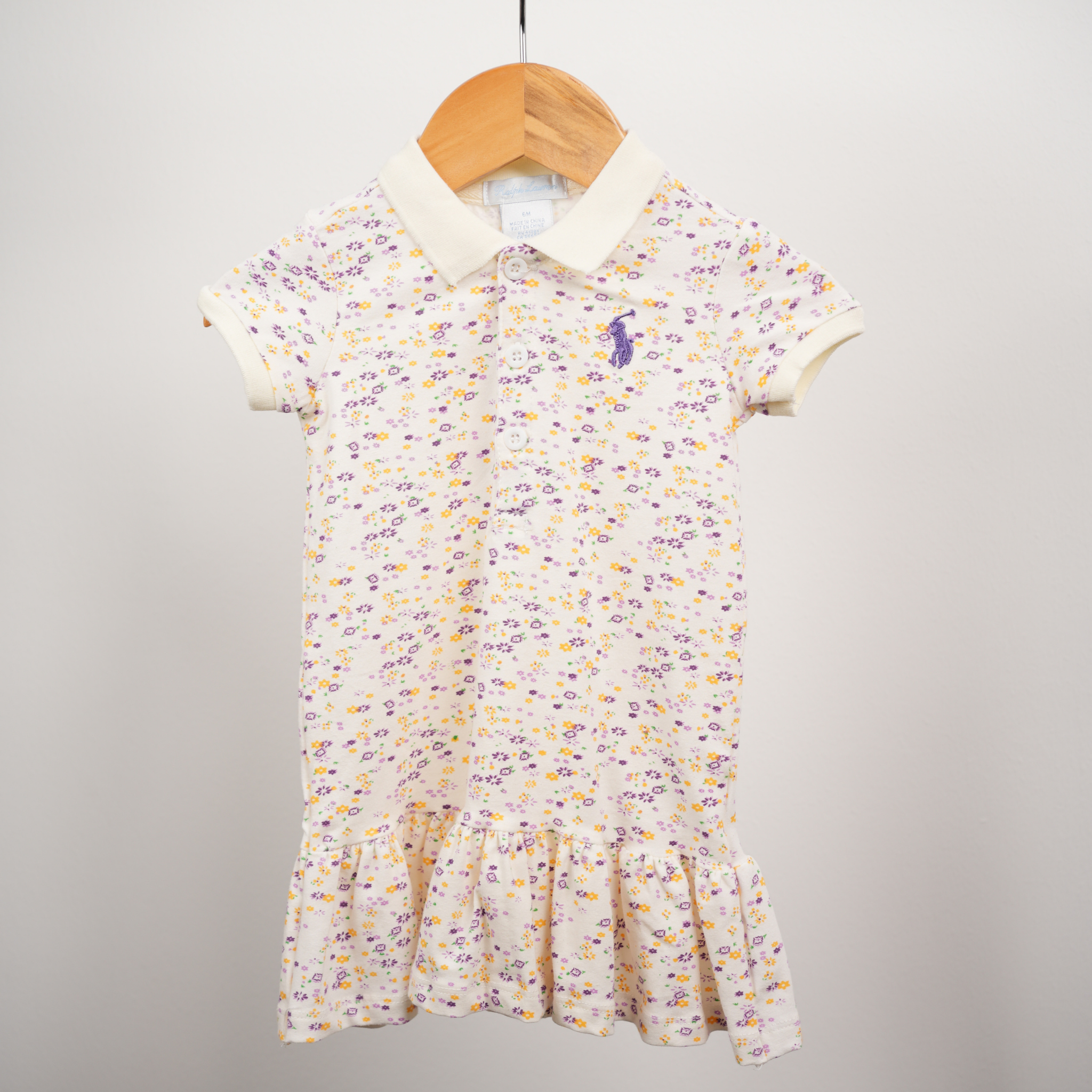 Dress colar floral Kuda