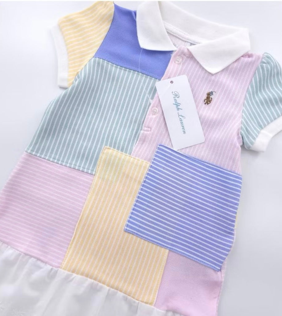 Polo Dress patchwork