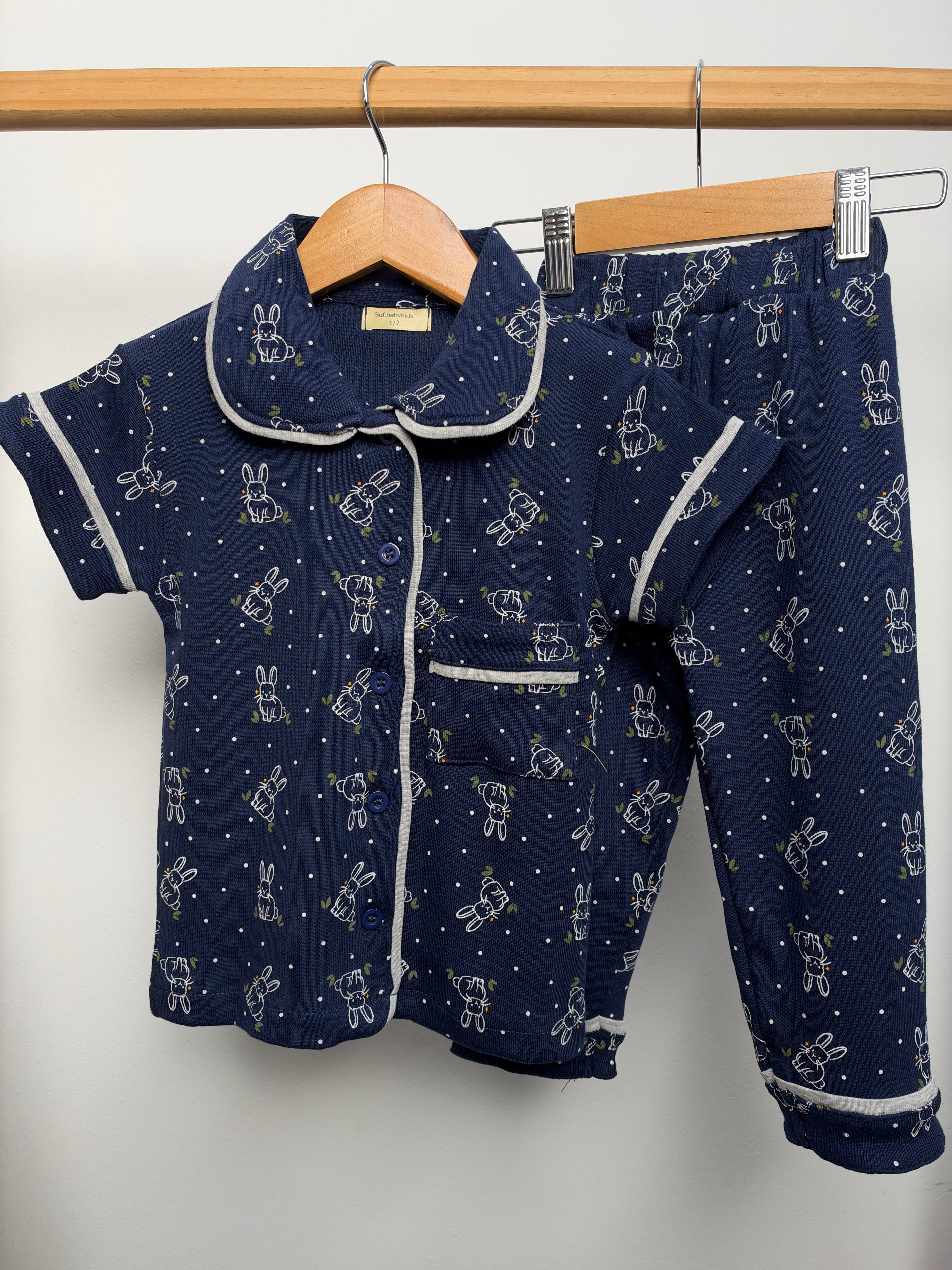 Pyjamas Kids button Sufbabykids