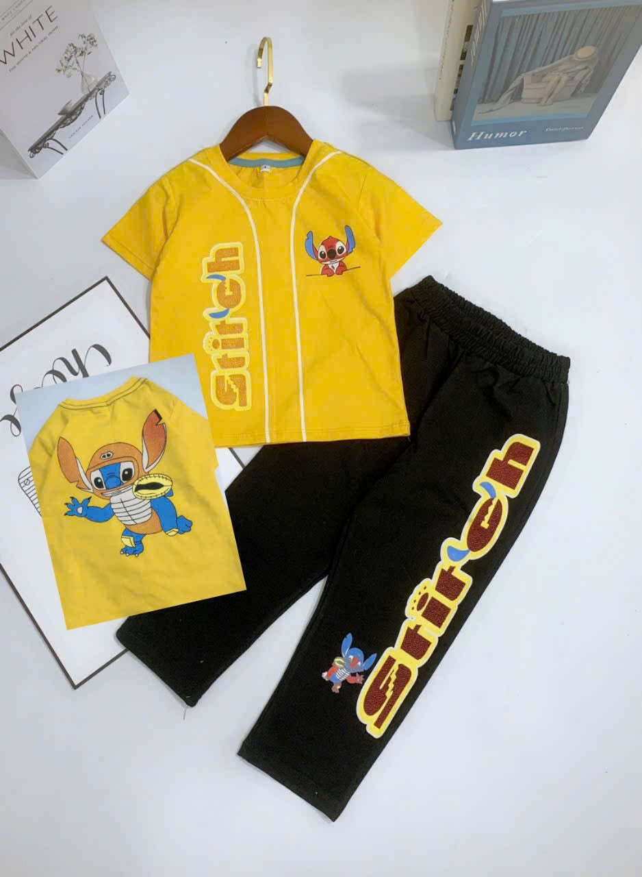 STICH SET WITH PANTS SOFT JEANS (JEGGING) LOOSE CUTTING