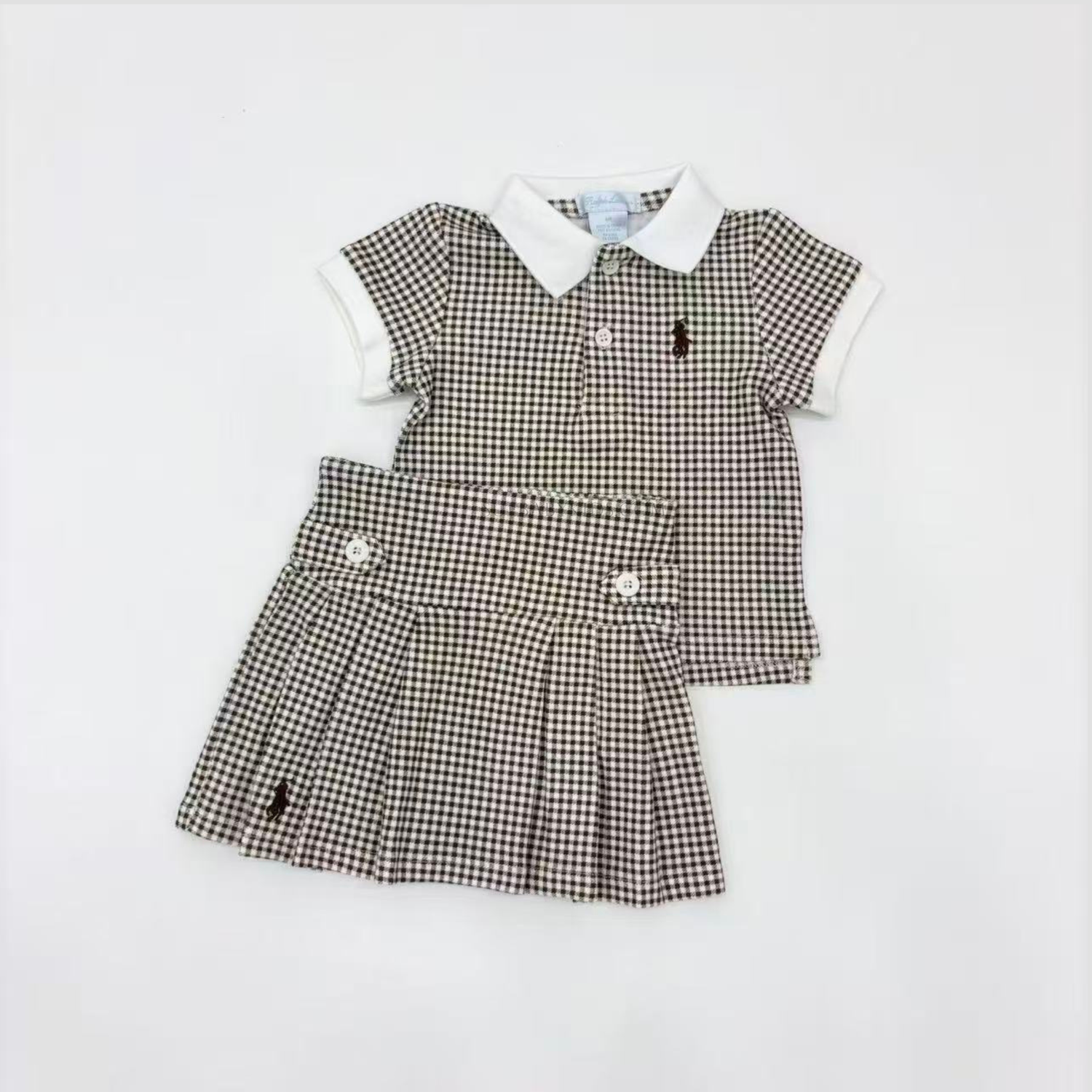Set Skirt Checkered Kuda