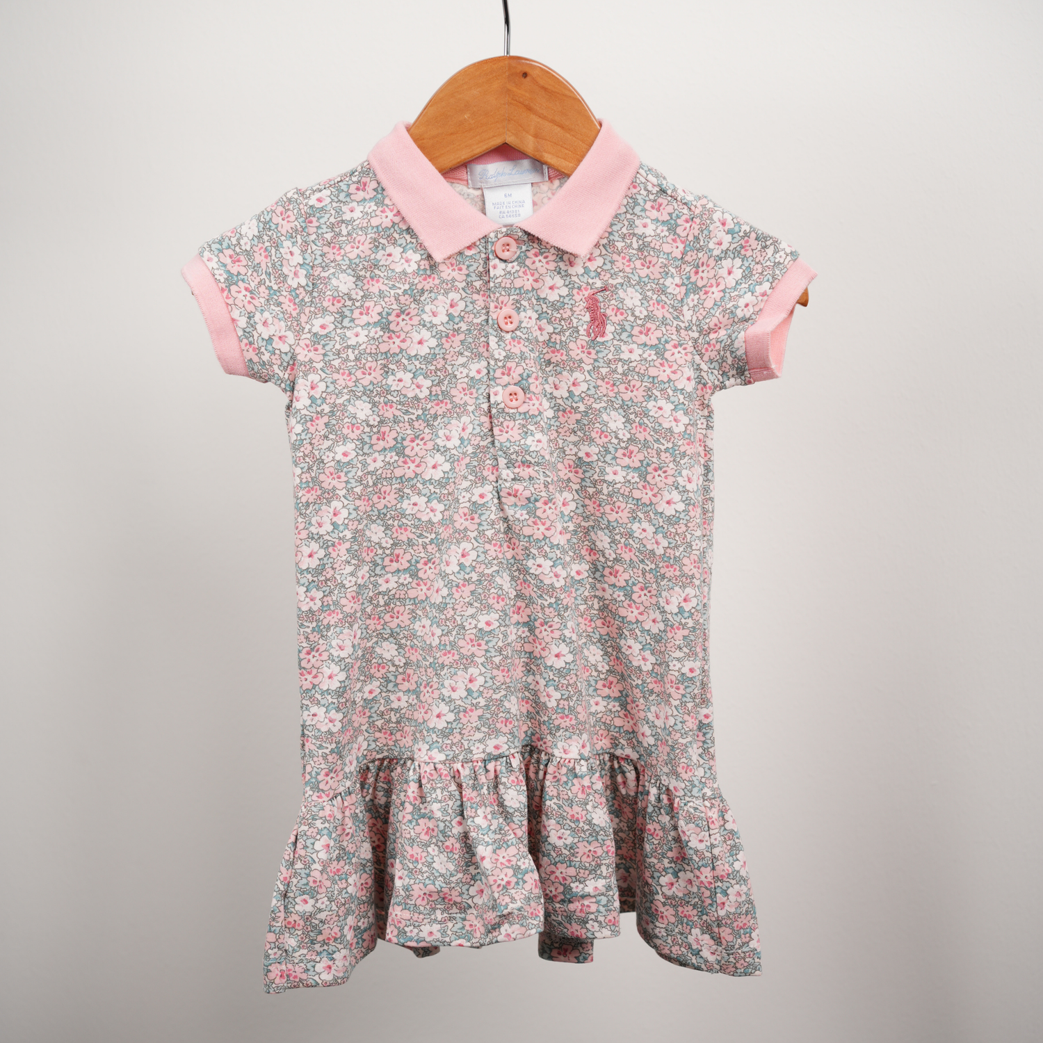 Dress colar floral Kuda