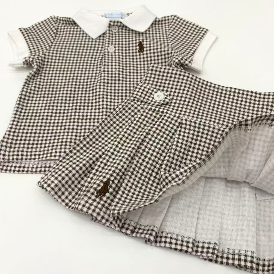 Set Skirt Checkered Kuda