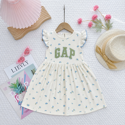 Dress cotton pleated / cotton eyelet sulam V2
