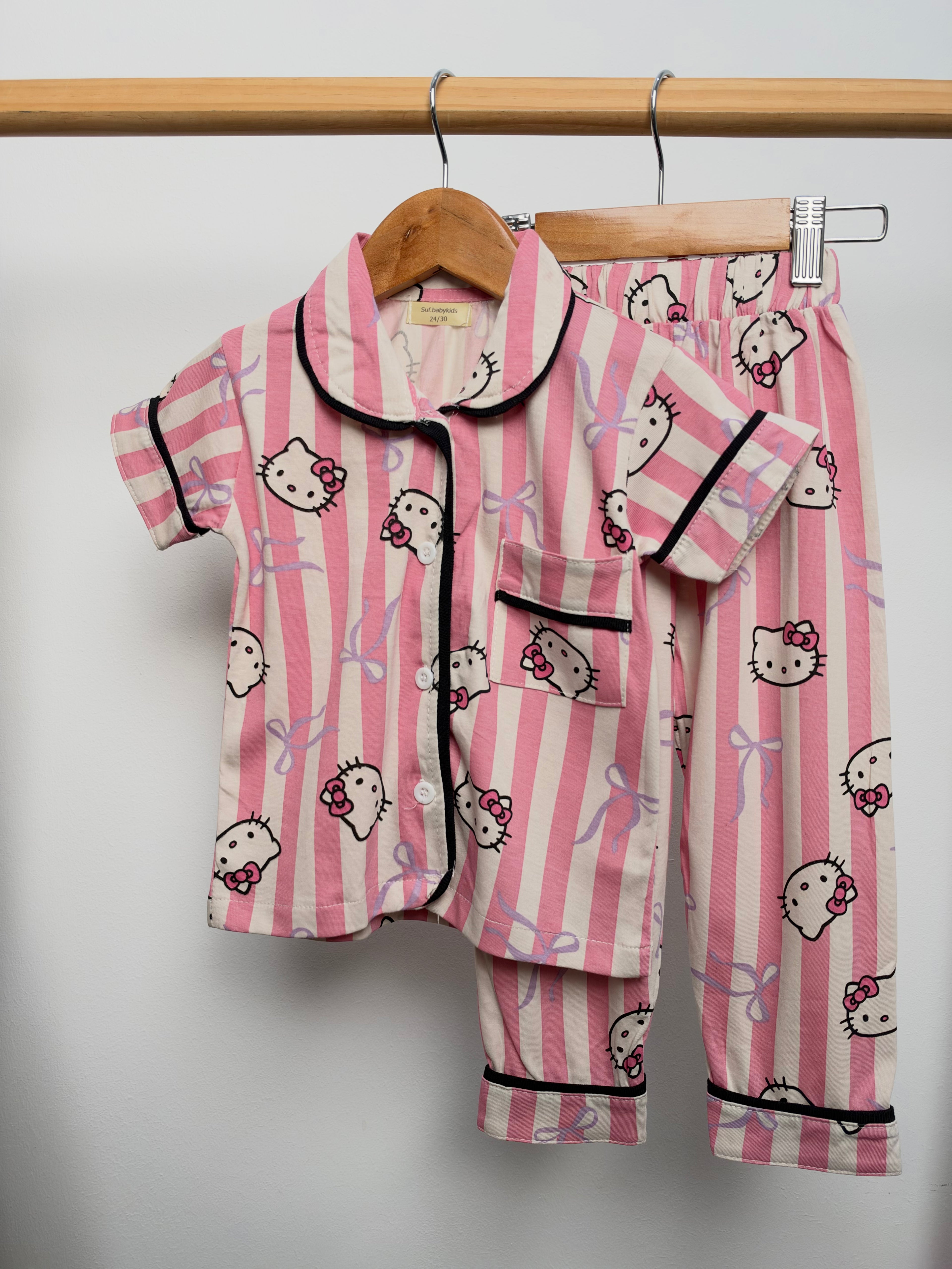 Pyjamas Toddler button Sufbabykids