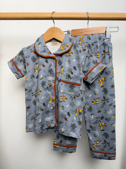 Pyjamas Toddler button Sufbabykids