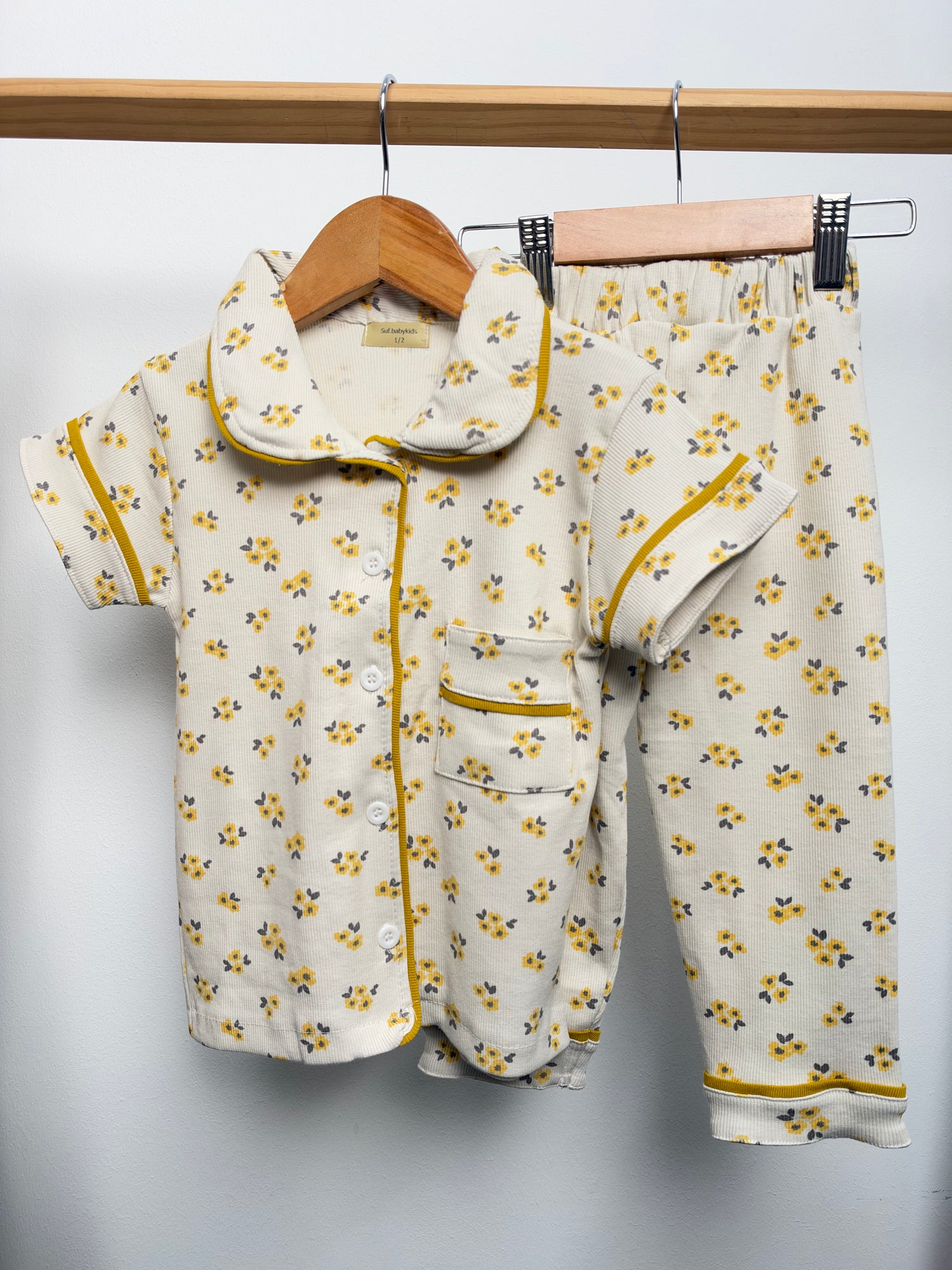 Pyjamas Kids button Sufbabykids