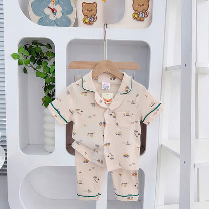 Pyjamas button Cotton japan