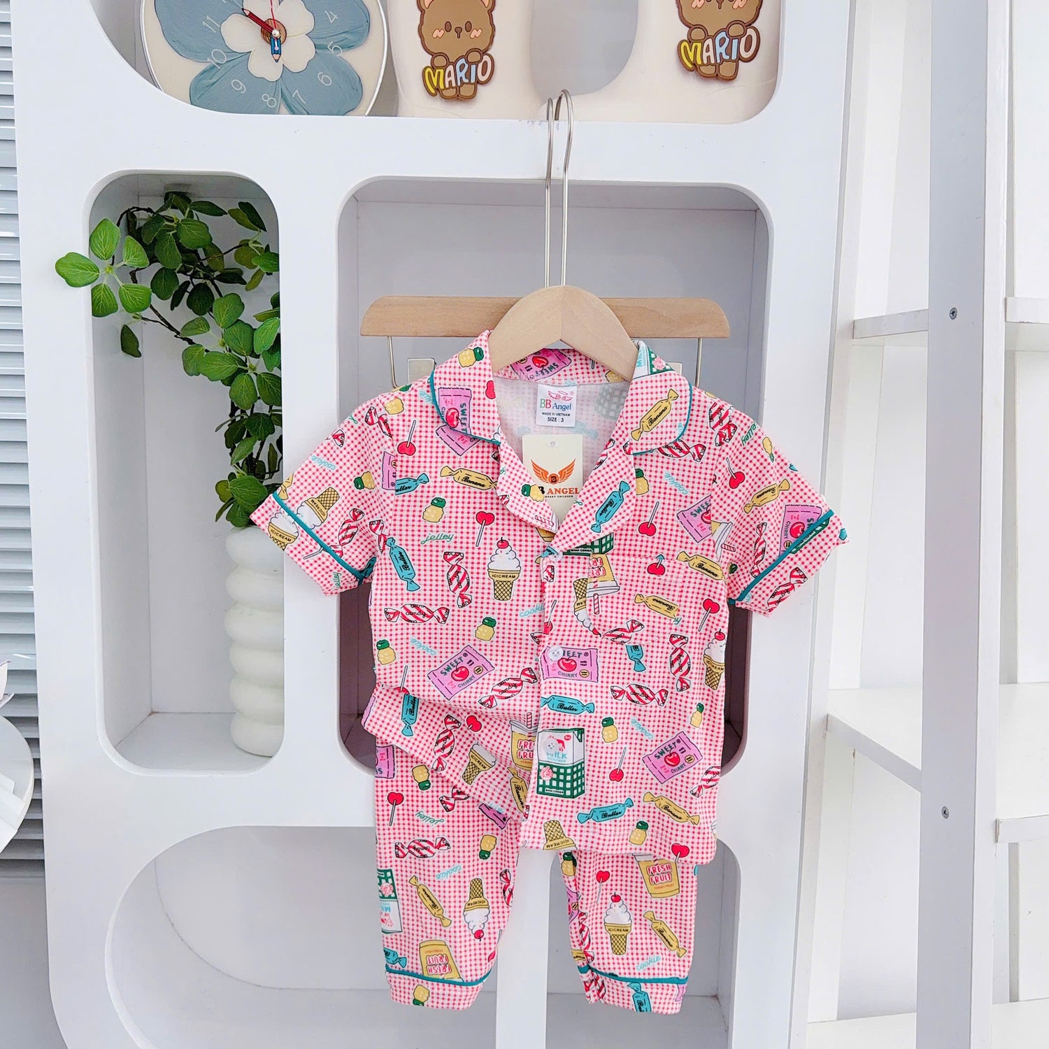 Pyjamas button Cotton japan