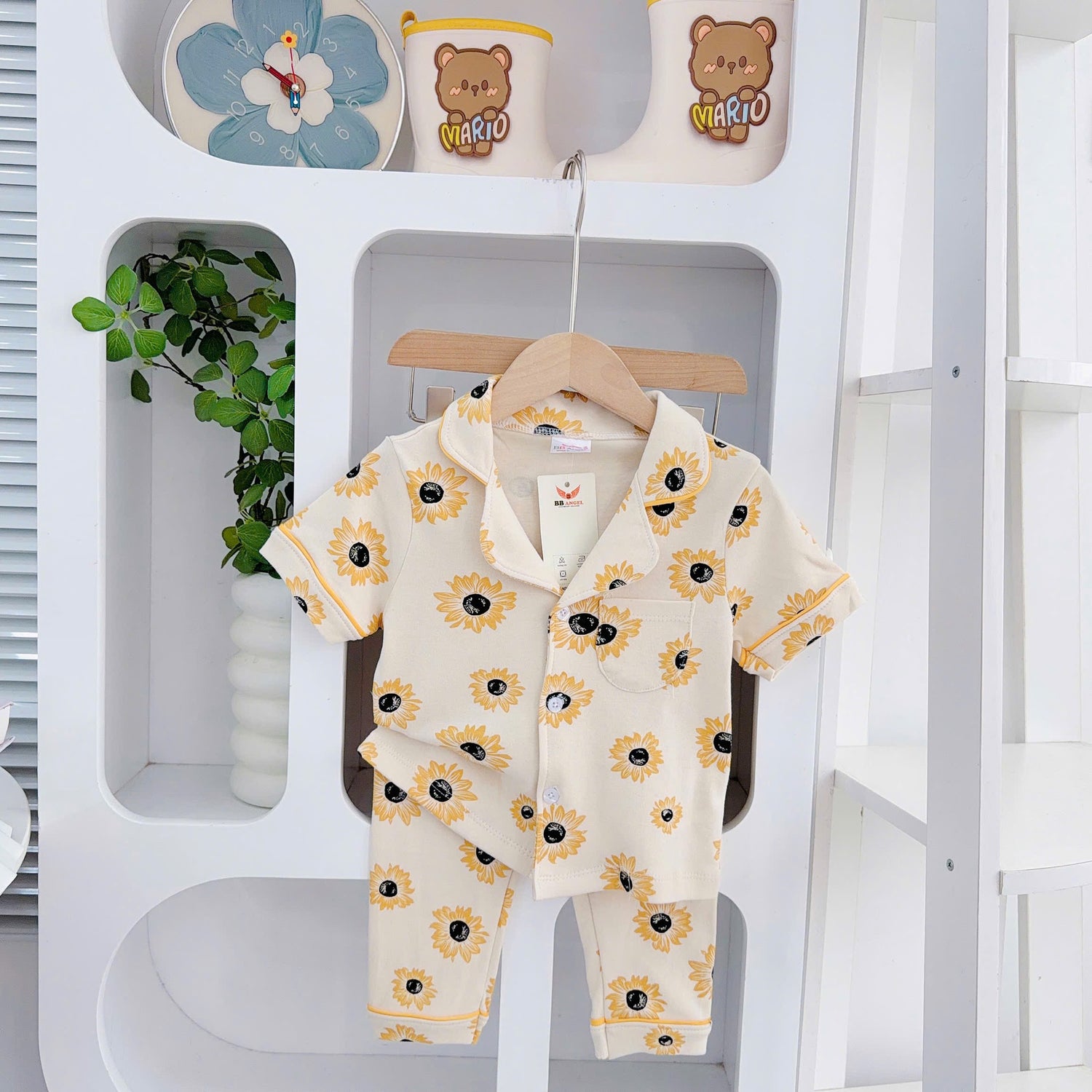 Pyjamas button Cotton japan