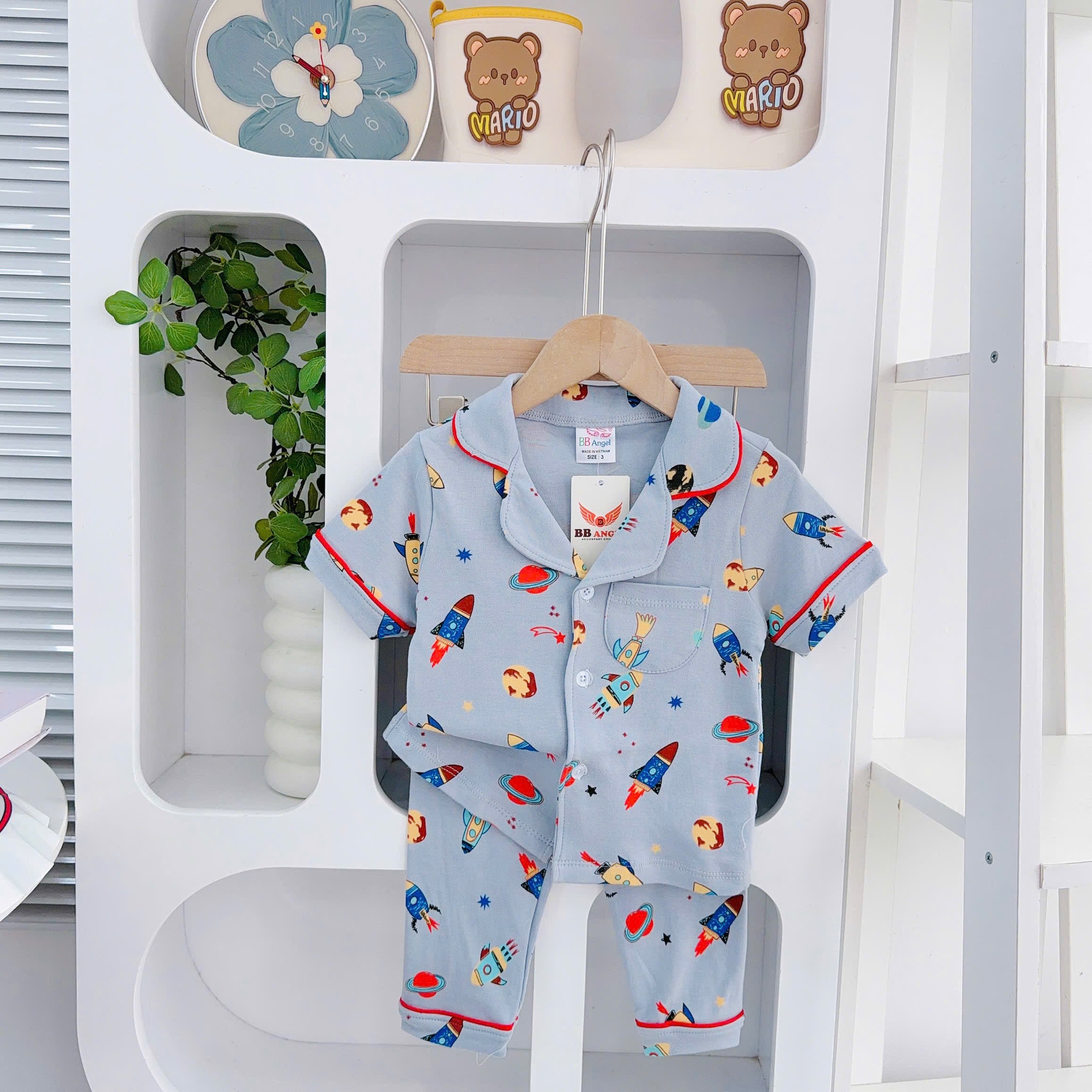 Pyjamas button Cotton japan