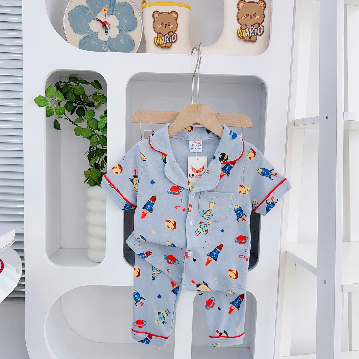 Pyjamas button Cotton japan