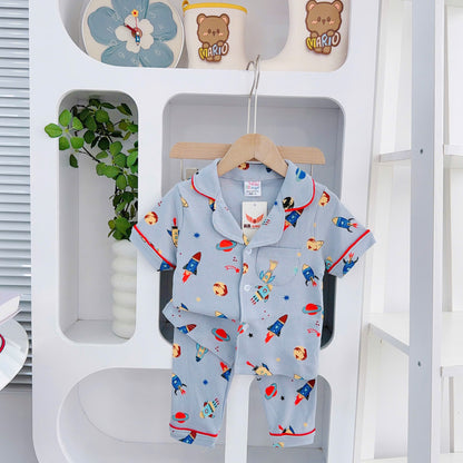 Pyjamas button Cotton japan