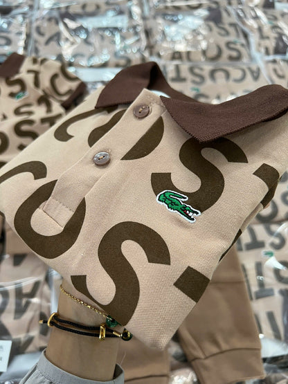 Pre Order Deposit Rm10  Lacoste Brown Set Full Price RM29