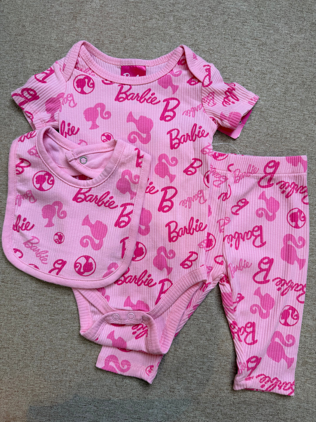 Romper Barbie 3pcs Set