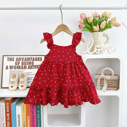 DRESS KETIAK LUAS SETENGAH KAKI LEBIH COTTON LINEN BLEND