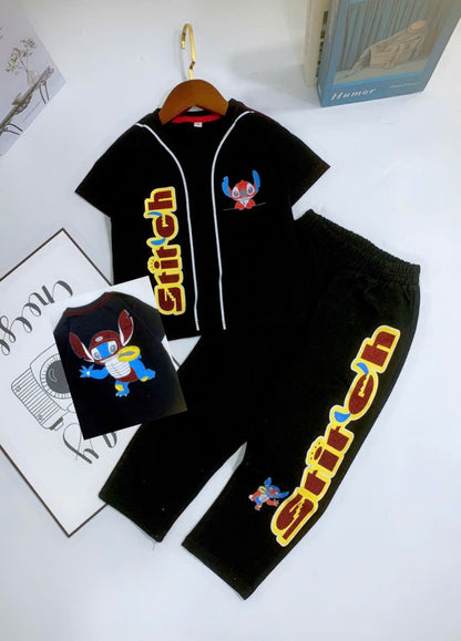 STICH SET WITH PANTS SOFT JEANS (JEGGING) LOOSE CUTTING