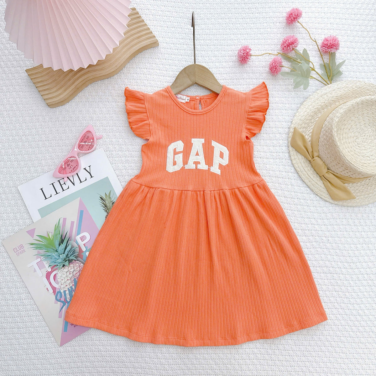 Dress cotton pleated / cotton eyelet sulam V2