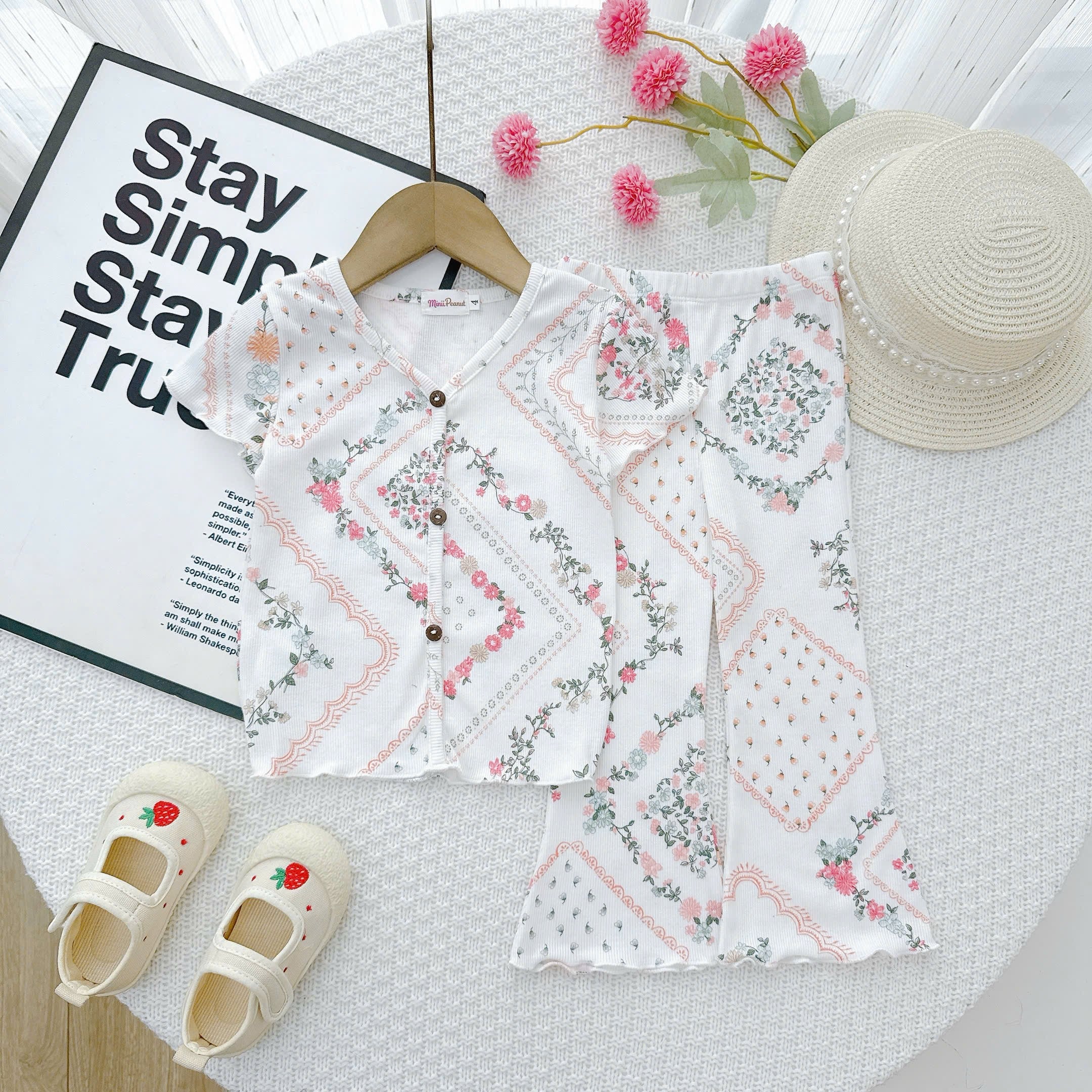Flareset Pleated Cotton