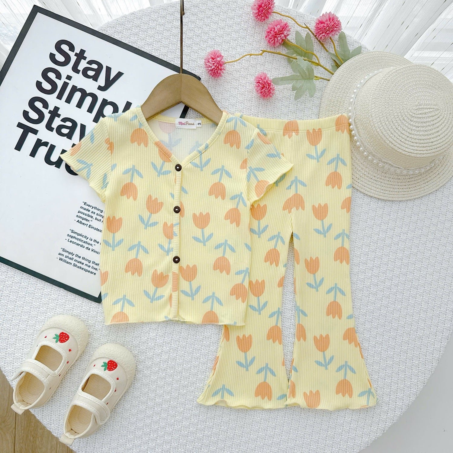 Flareset Pleated Cotton