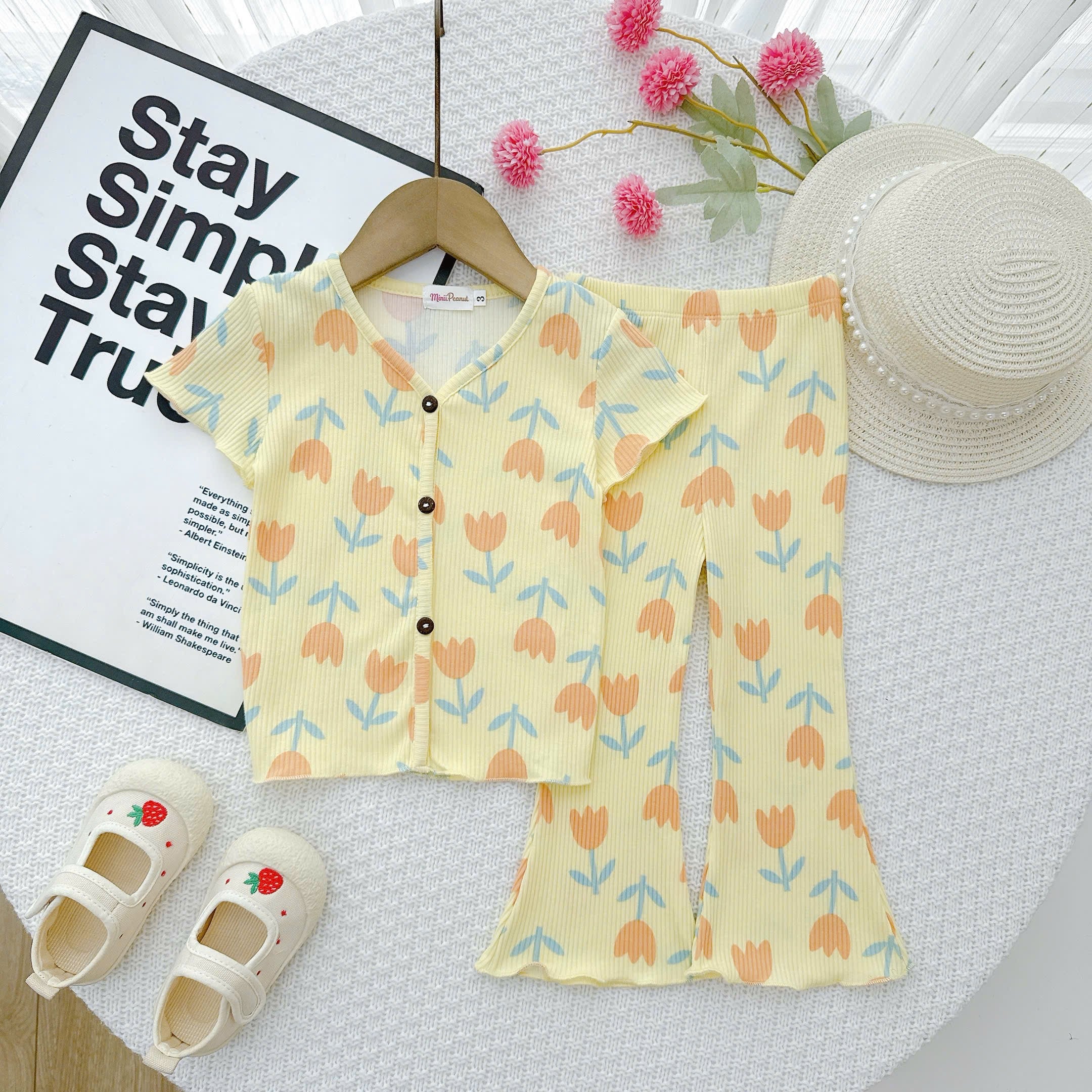 Flareset Pleated Cotton