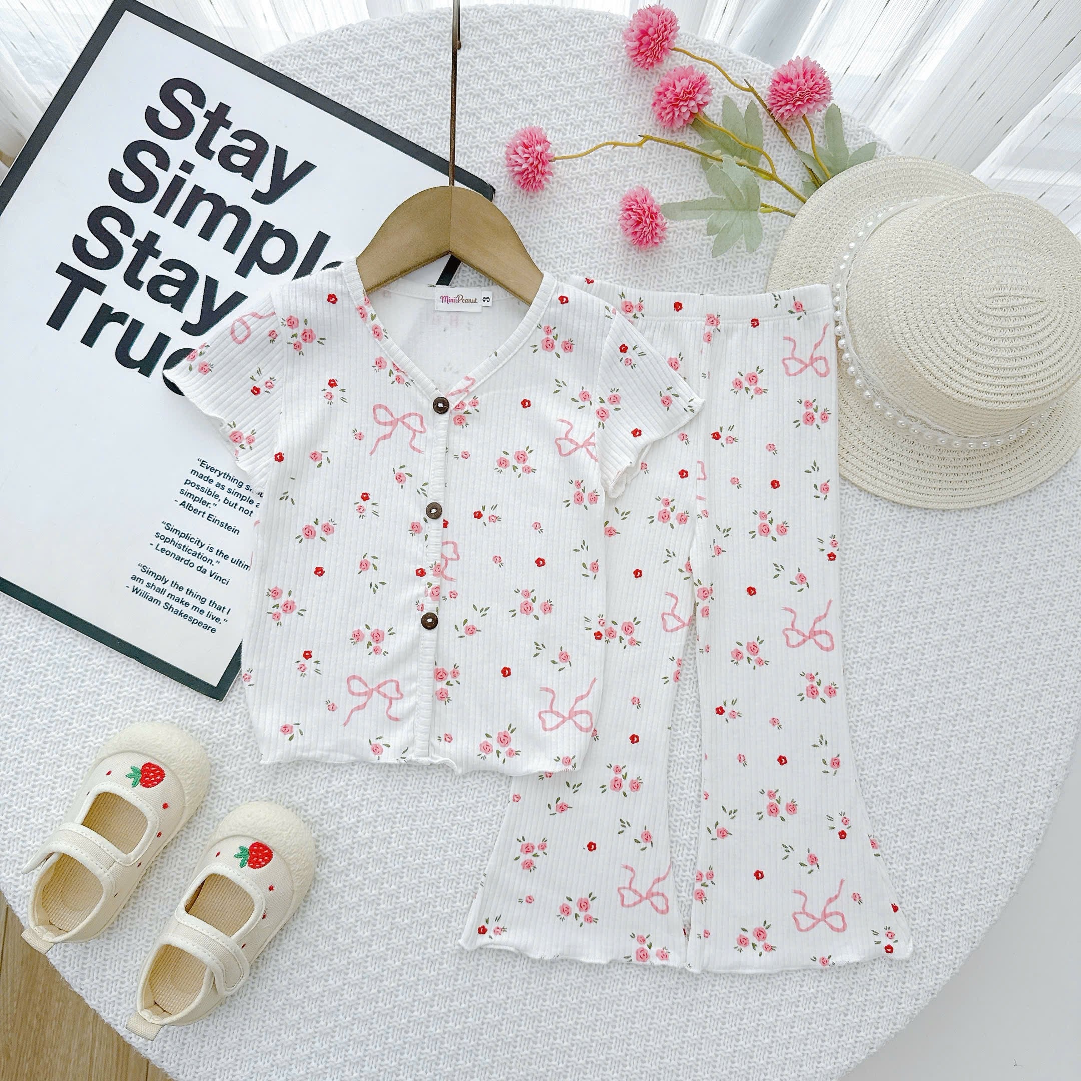 Flareset Pleated Cotton