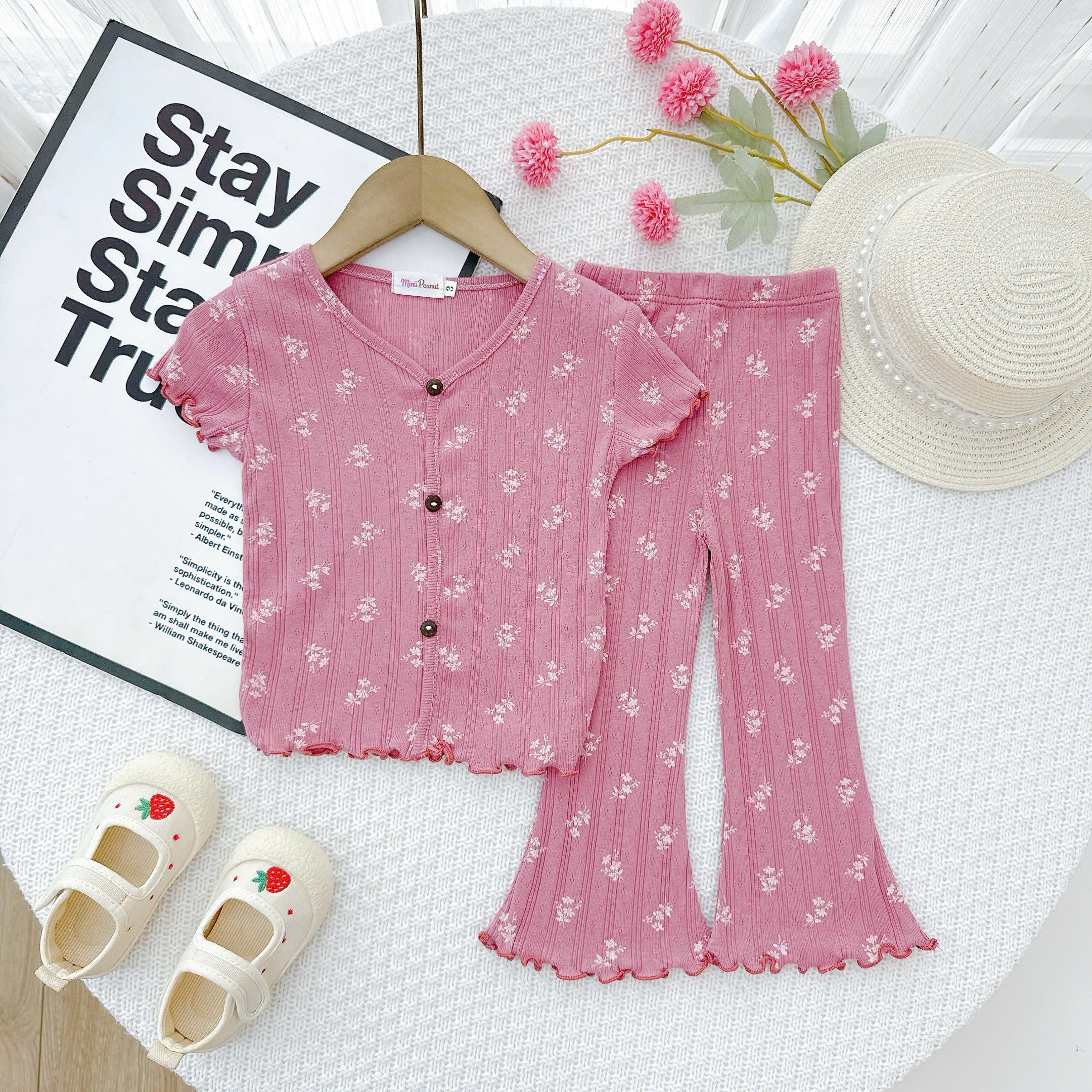 Flareset Pleated Cotton