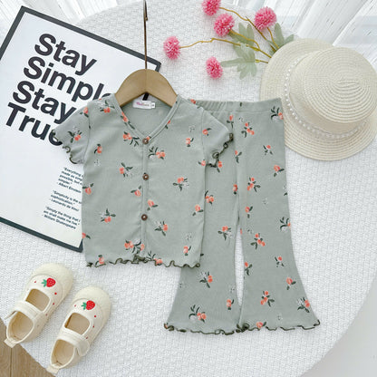 Flareset Pleated Cotton