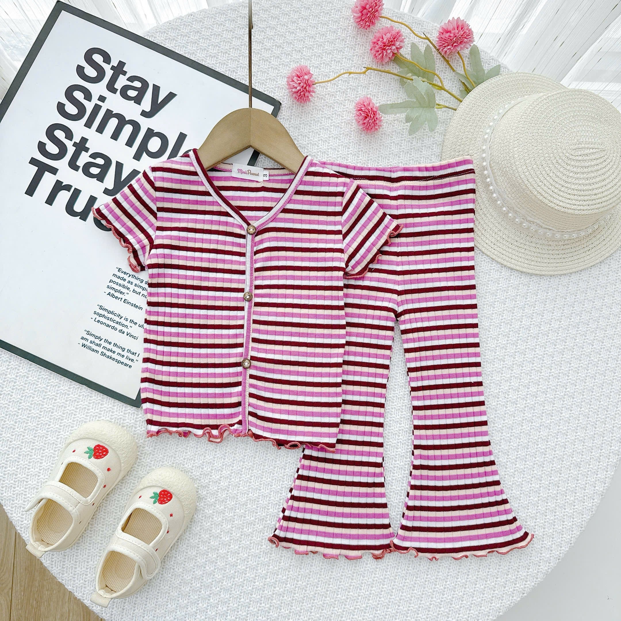 Flareset Pleated Cotton