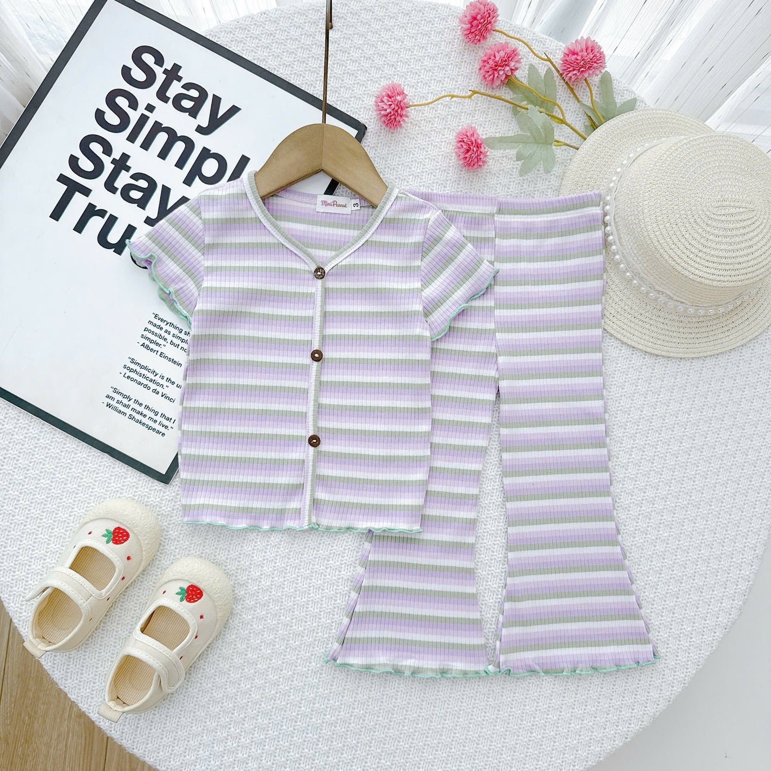 Flareset Pleated Cotton
