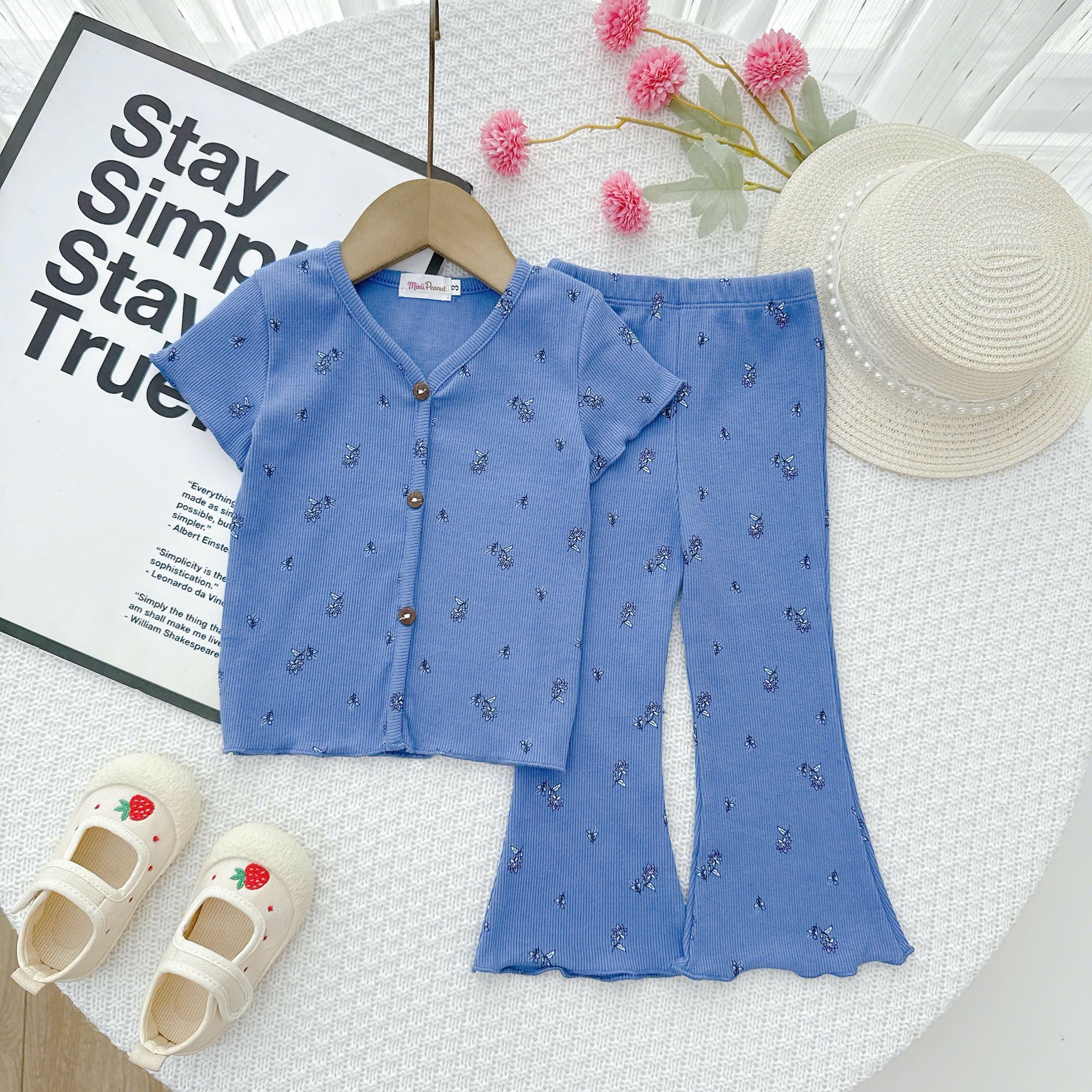 Flareset Pleated Cotton