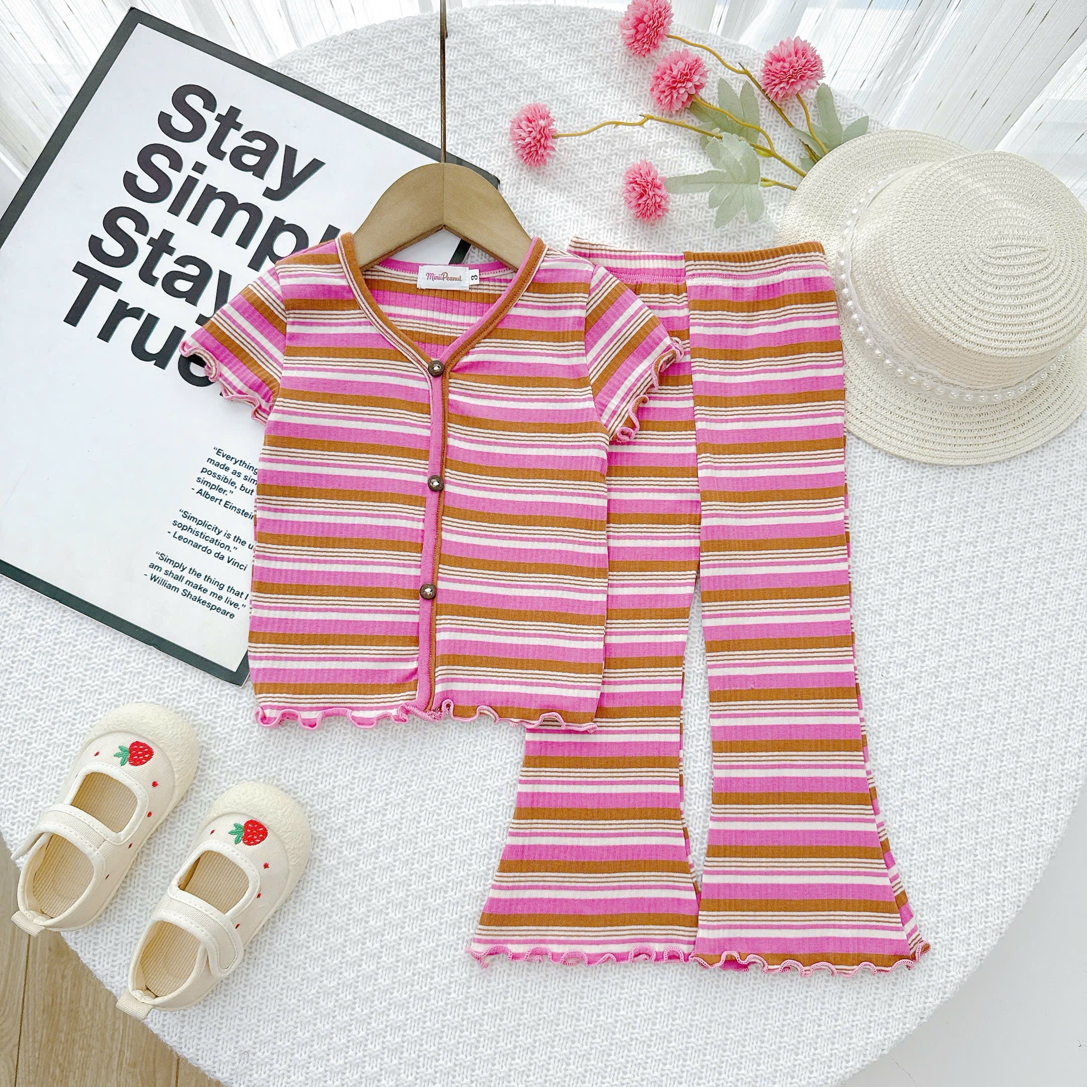 Flareset Pleated Cotton