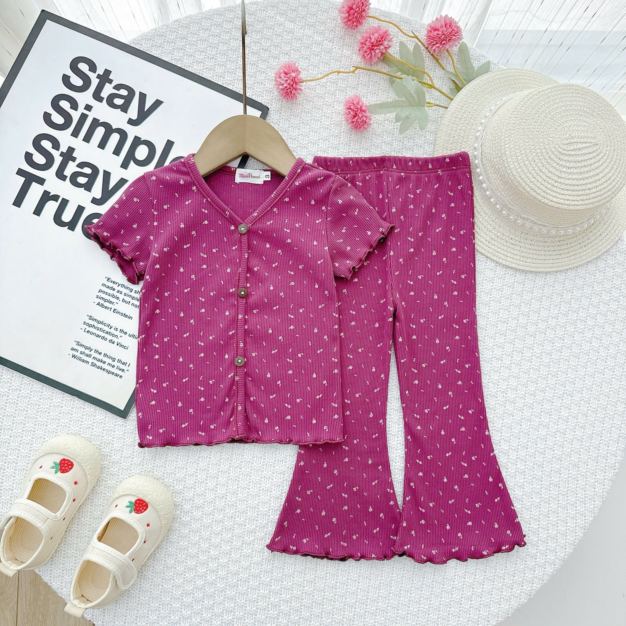 Flareset Pleated Cotton