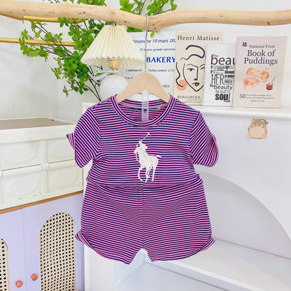 Playset Kuda Baby cotton sulam (cutting snugfit)