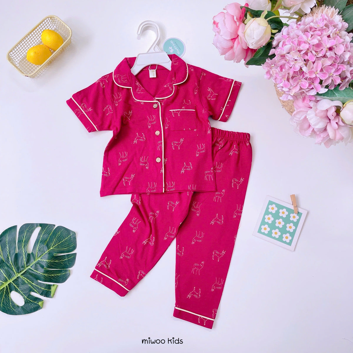 Pyjamas Button Miwoo (small cutting)
