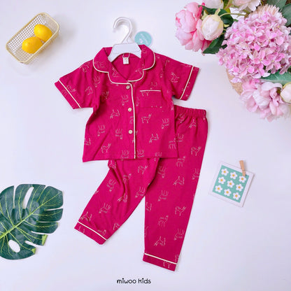 Pyjamas Button Miwoo (small cutting)