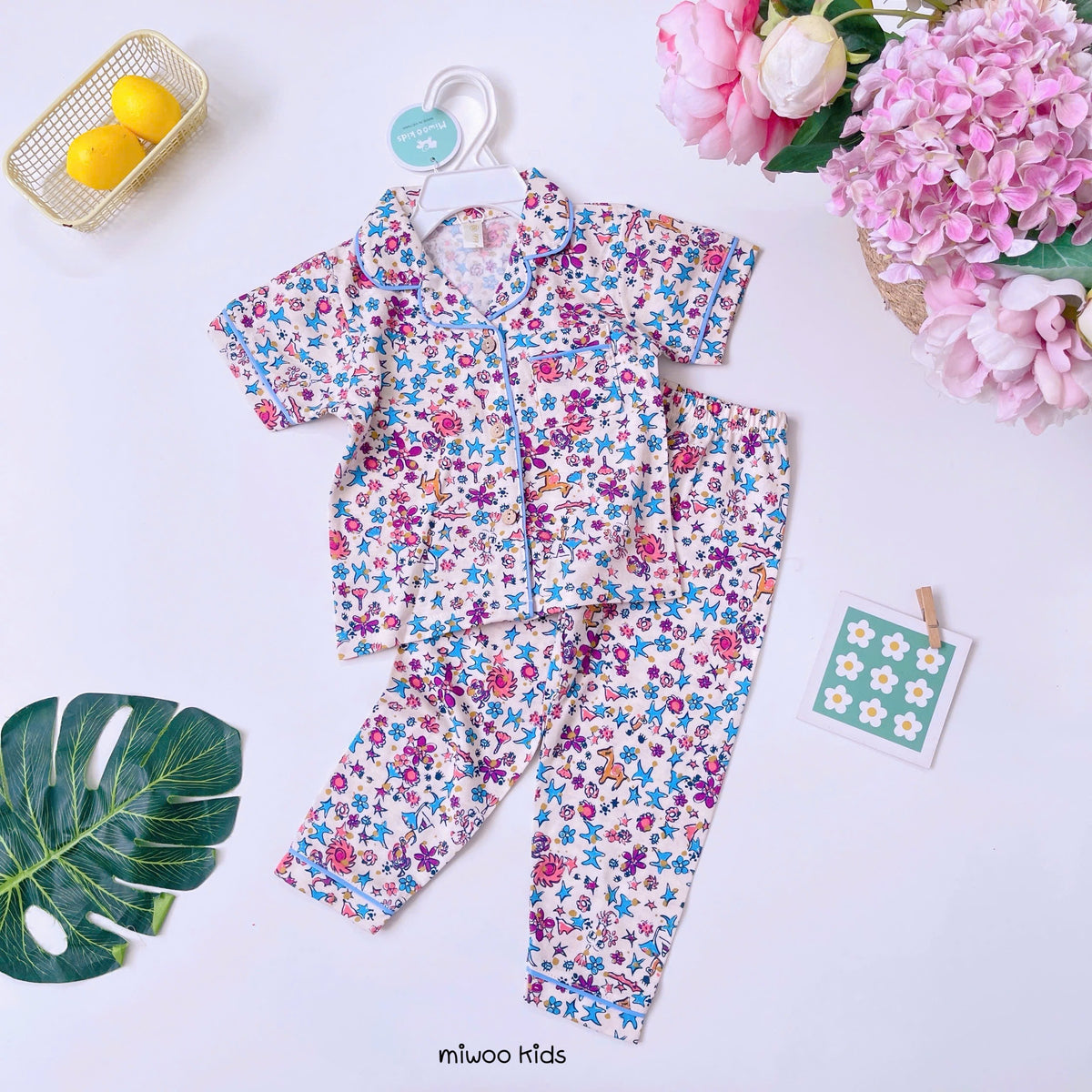 Pyjamas Button Miwoo (small cutting)
