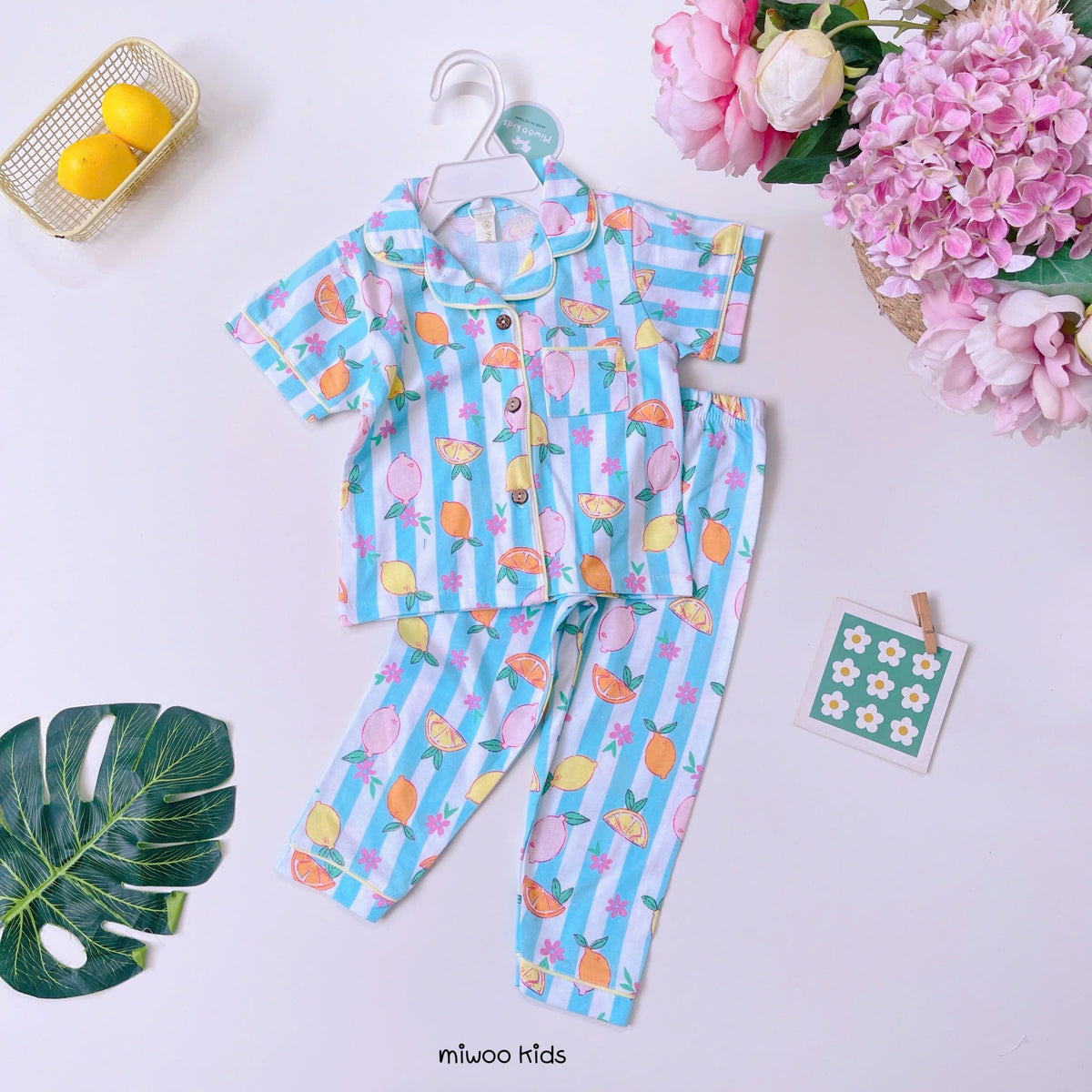 Pyjamas Button Miwoo (small cutting)