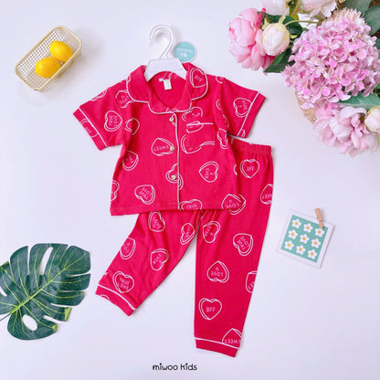 Pyjamas Button Miwoo (small cutting)