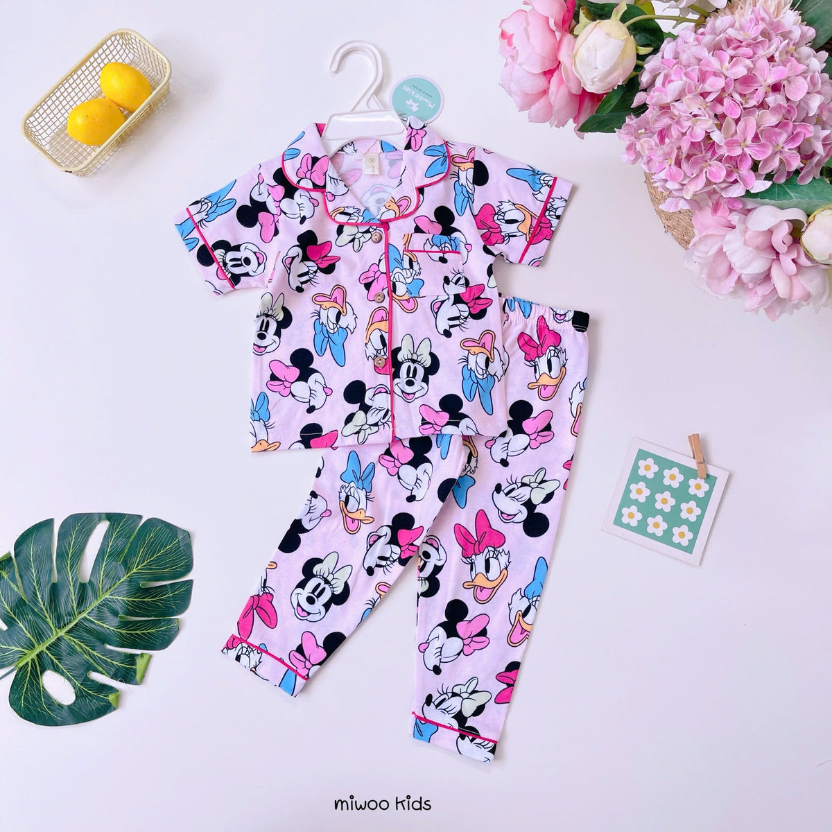 Pyjamas Button Miwoo (small cutting)