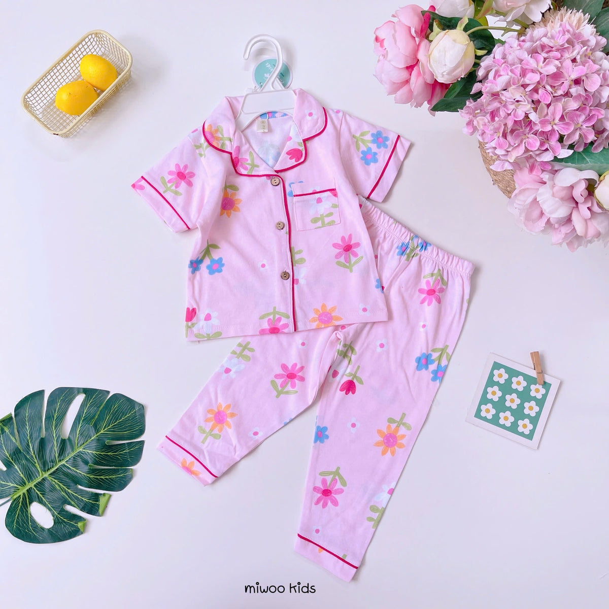Pyjamas Button Miwoo (small cutting)
