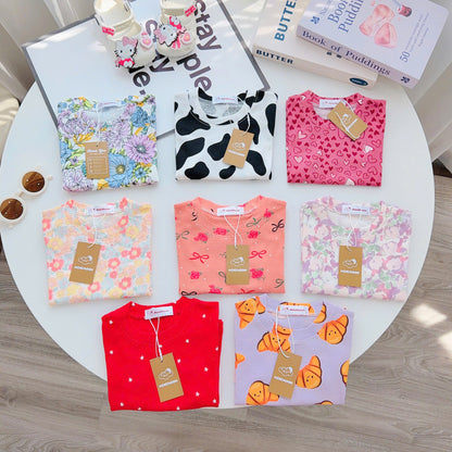 SET SHORT SKIRT MINIMOON CUTE