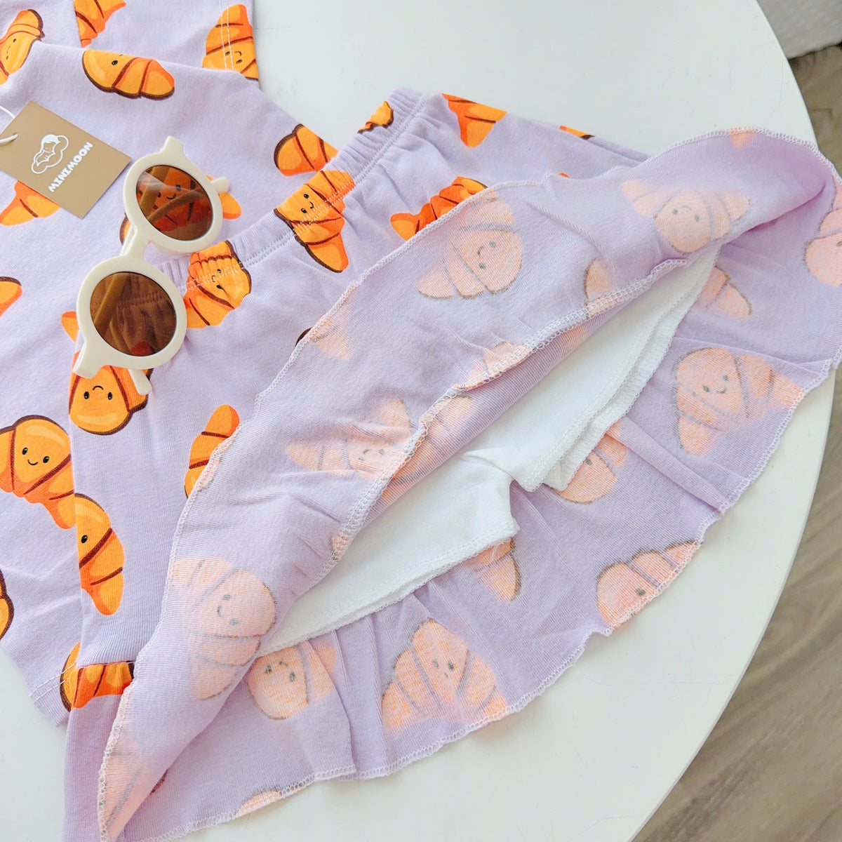SET SHORT SKIRT MINIMOON CUTE