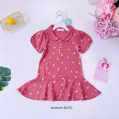 DRESS CUTE LIMITED COTTON COLAR MIWOO