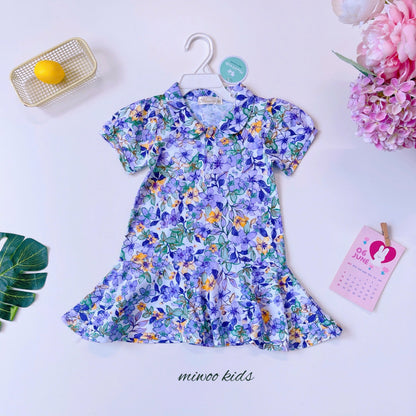 DRESS CUTE LIMITED COTTON COLAR MIWOO