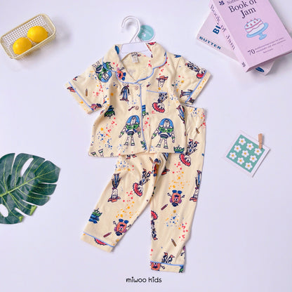 Pyjamas Button Miwoo (small cutting)