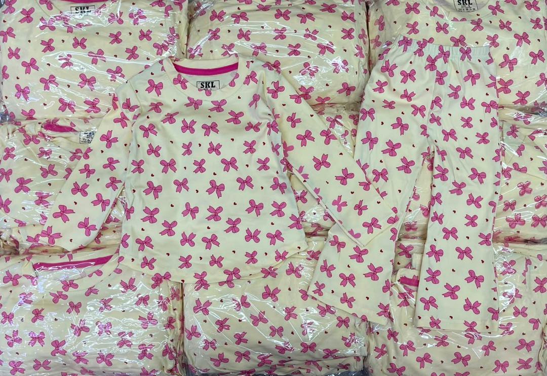 PYJAMAS GIRL LENGAN PANJANG COTTON PLEATED DAN COTTON GEBU