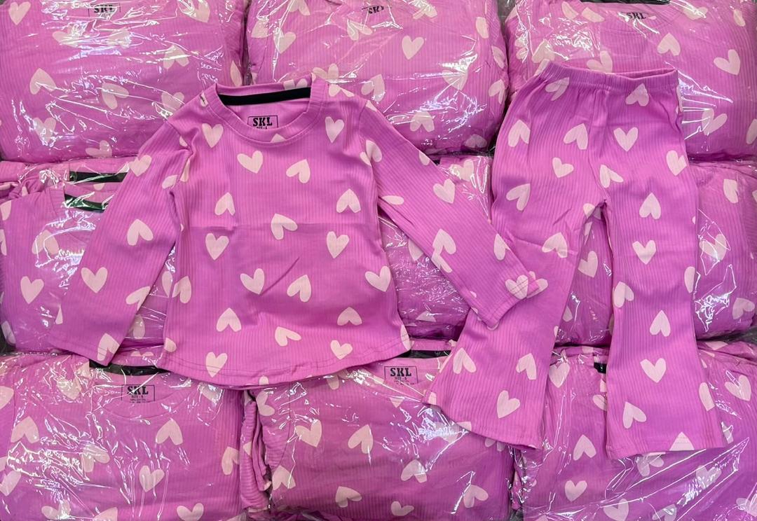 PYJAMAS GIRL LENGAN PANJANG COTTON PLEATED DAN COTTON GEBU