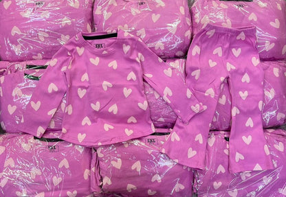PYJAMAS GIRL LENGAN PANJANG COTTON PLEATED DAN COTTON GEBU